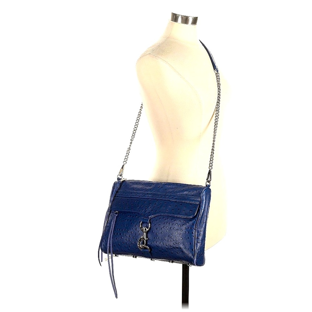 Rebecca Minkoff Large Ostrich Leather Crossbody